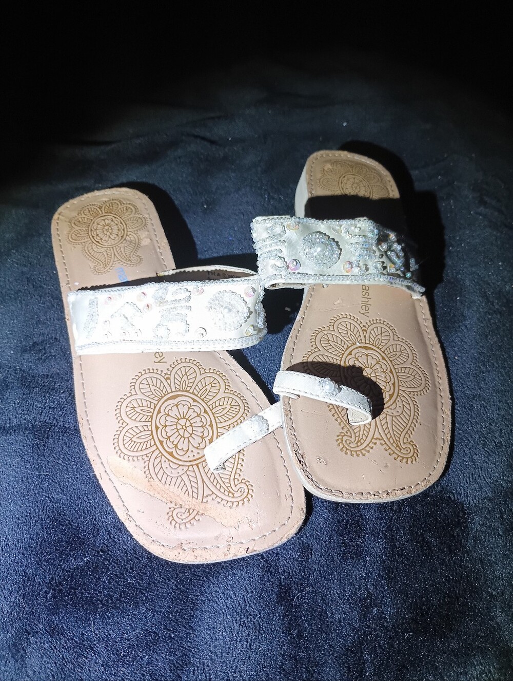 Vintage mary-kateandashley Beaded Boho Sandals